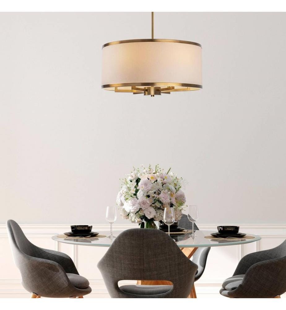 Kronleuchter, Vintage, Metallgehäuse, Lampenschirmkappe