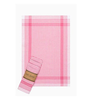Set di asciugamani, 5 pezzi, rosa, cotone