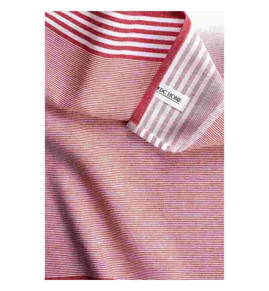 Hand Towel Set, 5 Pieces, Red, 100% Cotton