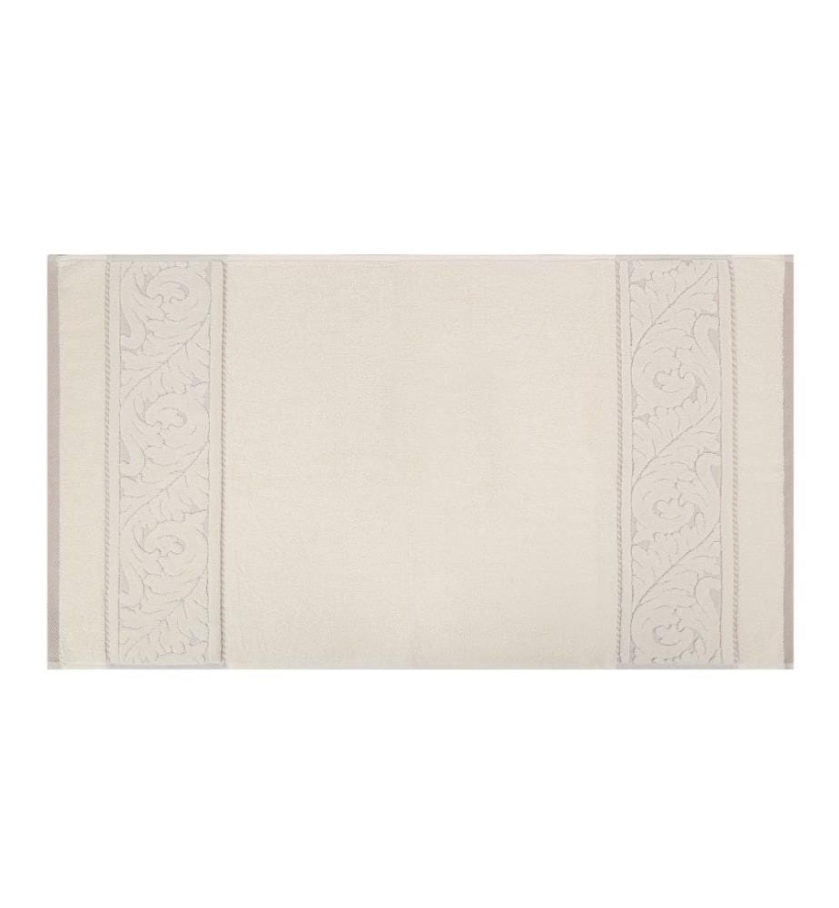 Set d'essuie-mains, 2 pièces, crème, coton, 560 gr-m²,