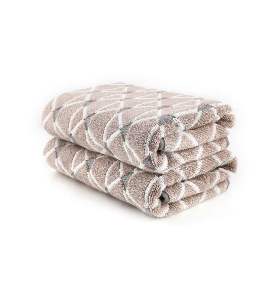 Ensemble de serviettes de bain, 2 pièces, Light Brown, 100% Microcotton