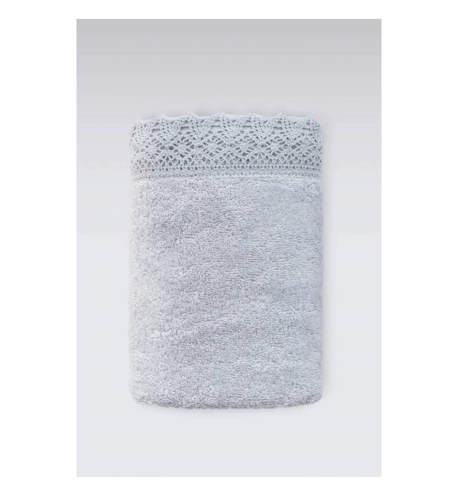 Bath Towel, Grey, Cotton, 450 gr-m²
