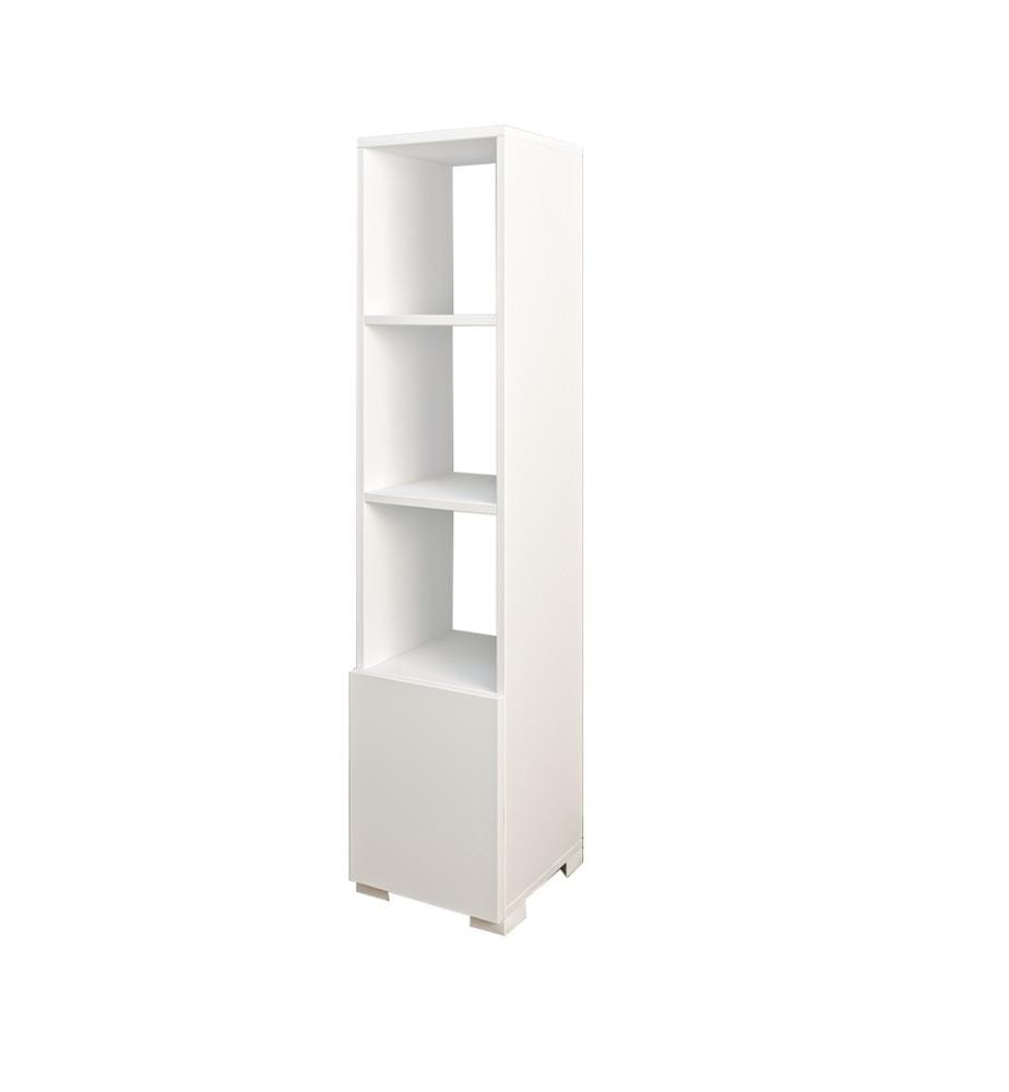Scaffale, bianco, pannello truciolare rivestito in melamina