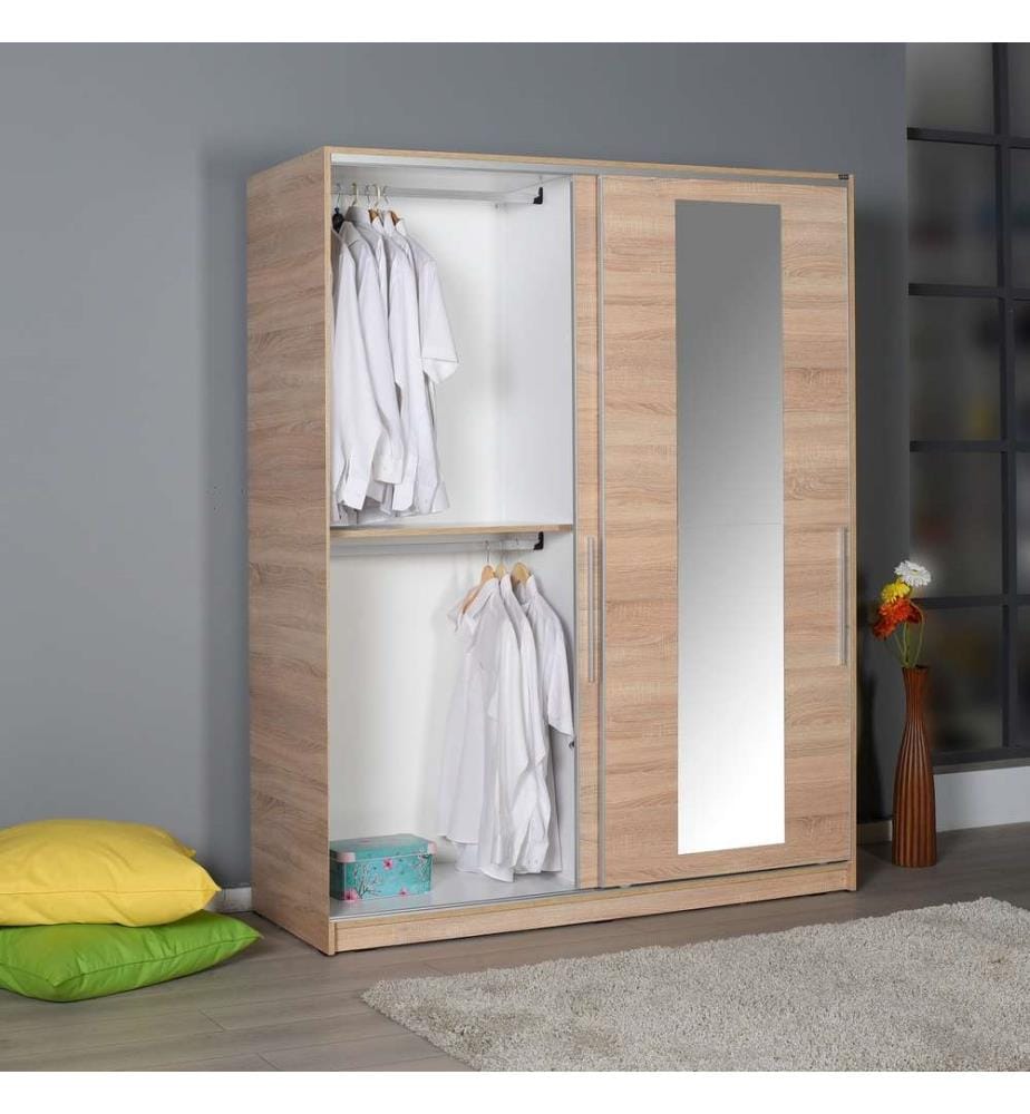 Kleiderschrank, Sonomo, Melaminbeschichtete Spanplatte