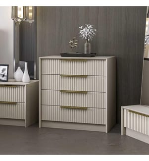 Commode, pierre, panneau de particules mélaminé