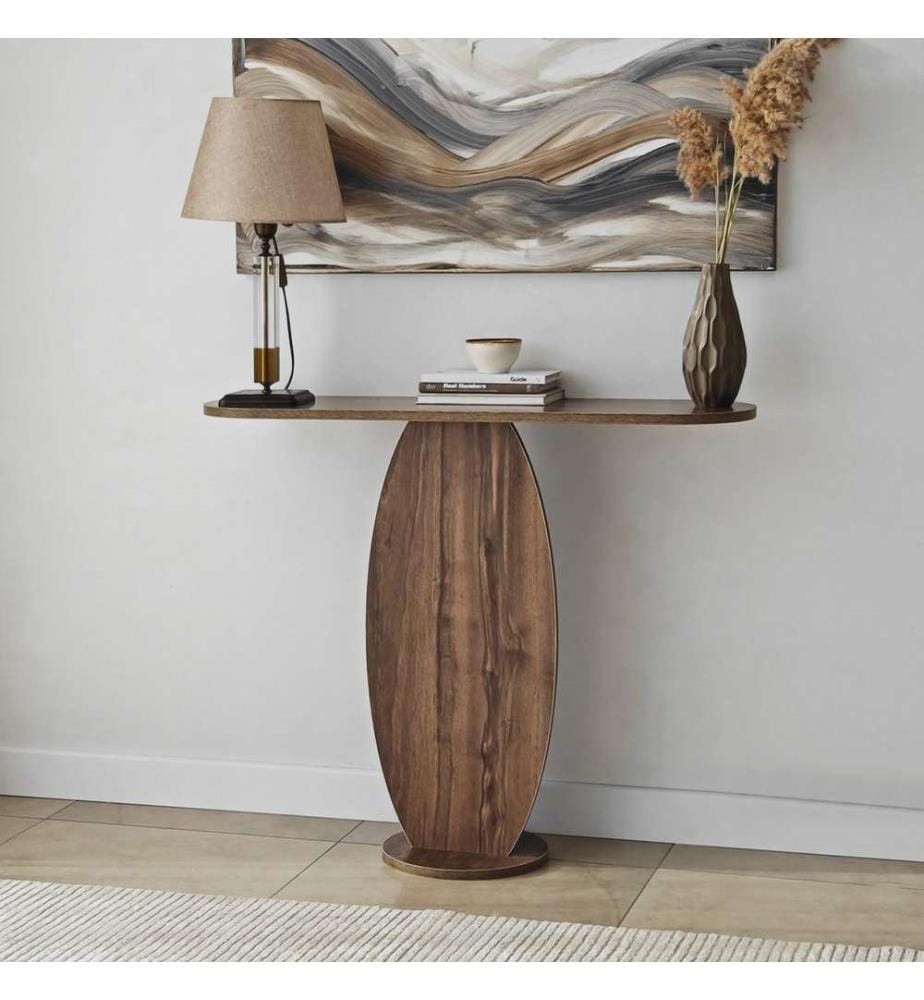 Commode, noyer, panneau de particules mélaminé