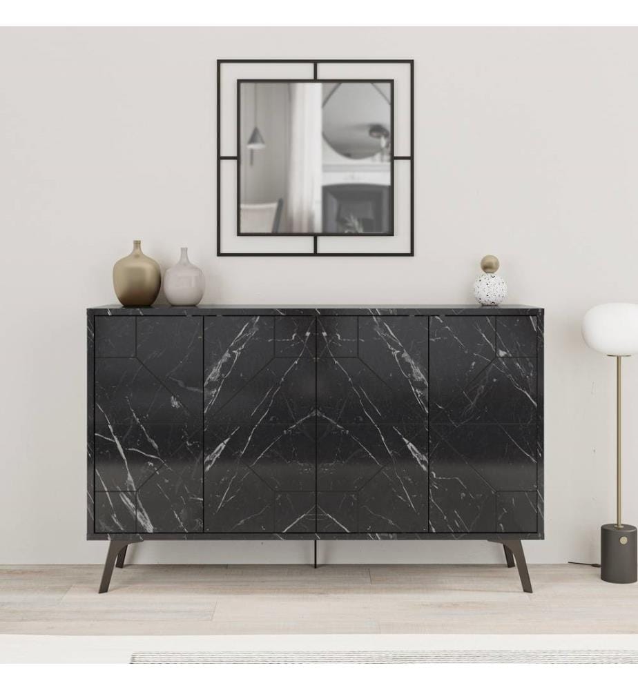 Console, Bendir, panneau de particules mélaminé
