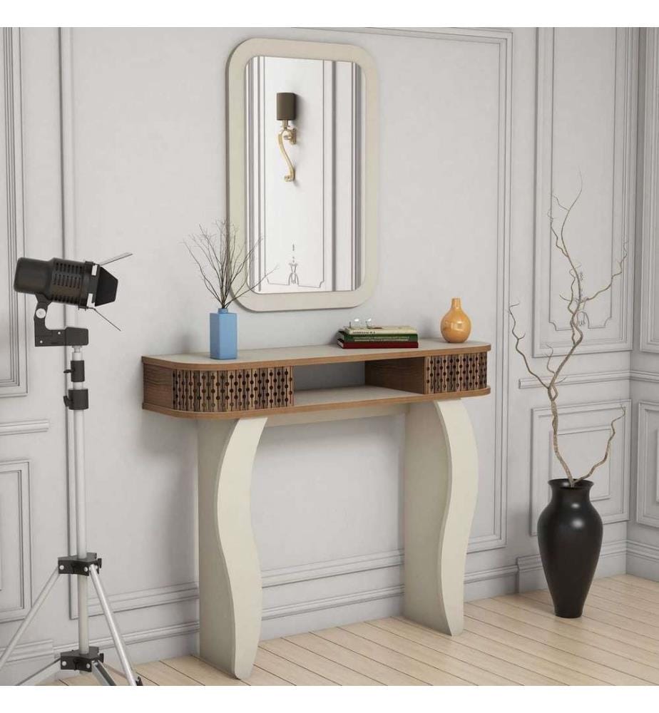 Buffet, Crème, Panneau de particules mélaminé