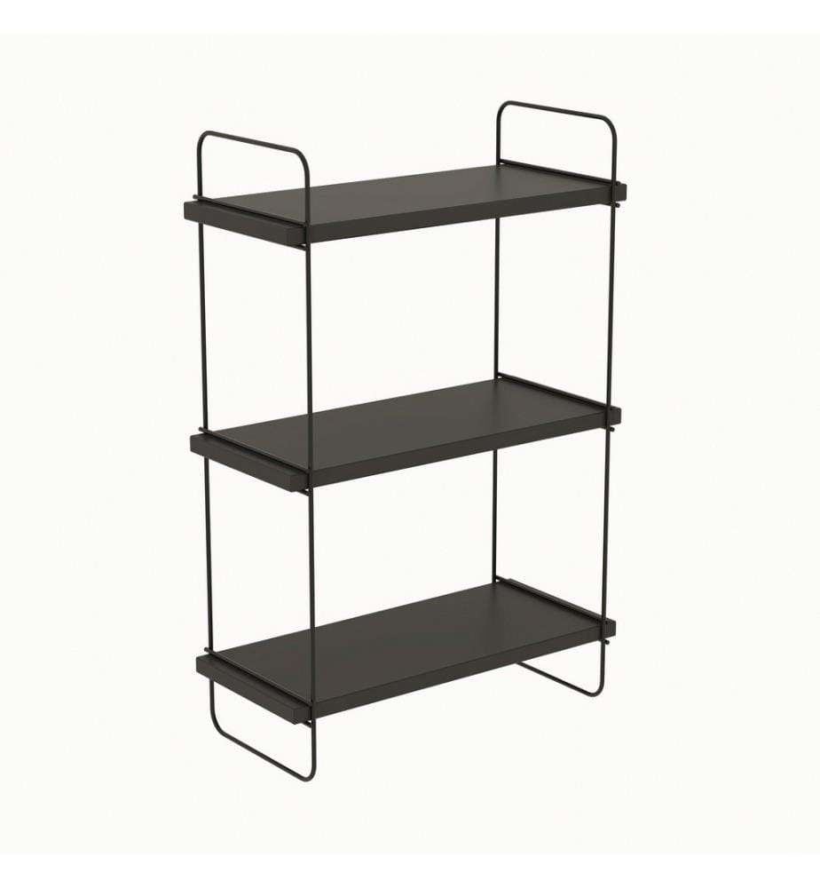 Wall Shelf, Anthracite, 100% Melamine Coated Particle Board