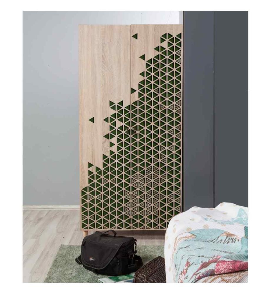 Armoire, chêne Sonoma, panneau de particules mélaminé