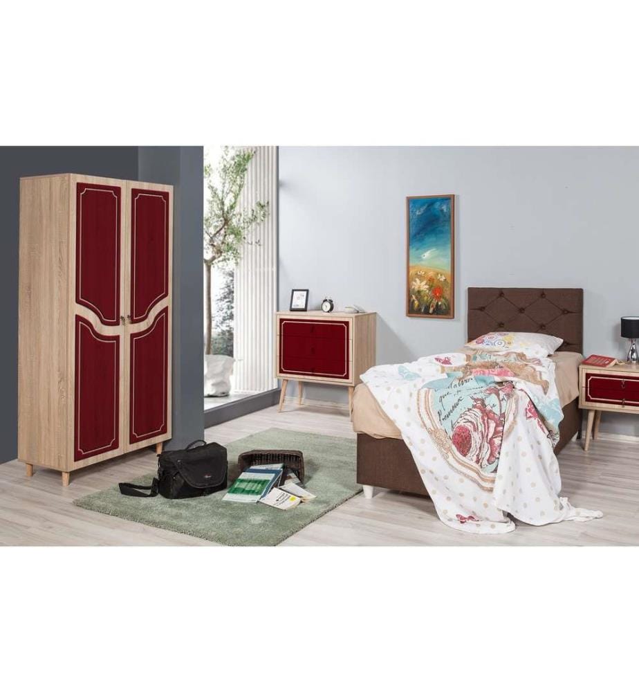 Wardrobe, Sonoma Oak, Melamine Coated Particle Board