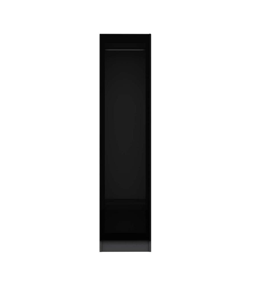 Wardrobe, Anthracite, Fume, 100% MELAMINE COATED PARTICLE BOARD