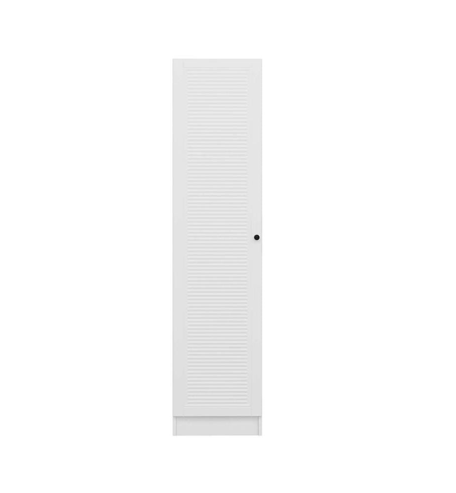 Wardrobe, White, 100% MELAMINE COATED PARTICLE BOARD