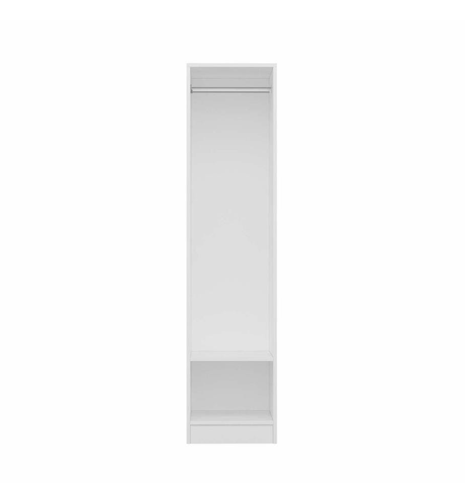 Wardrobe, Walnut, 100% MELAMINE COATED PARTICLE BOARD