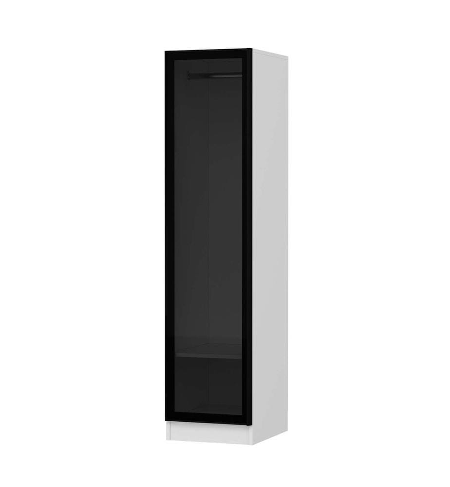 Wardrobe, White, Fume, 100% MELAMINE COATED PARTICLE BOARD