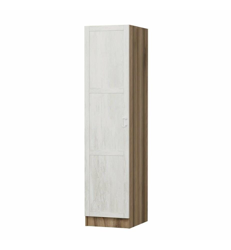 Wardrobe, White, Dore, 100% MELAMINE COATED PARTICLE BOARD