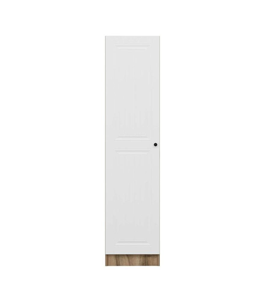 Wardrobe, White, Dore, 100% MELAMINE COATED PARTICLE BOARD