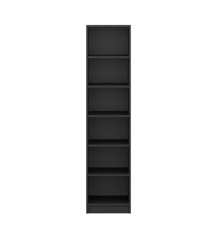 Kleiderschrank, Weiss, Anthrazit, 100 % MELAMINBESCHICHTETE SPANPLATTE