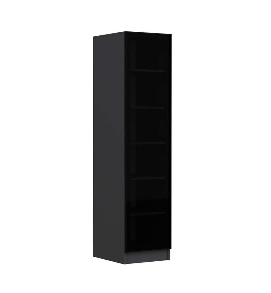 Wardrobe, Anthracite, Fume, 100% MELAMINE COATED PARTICLE BOARD