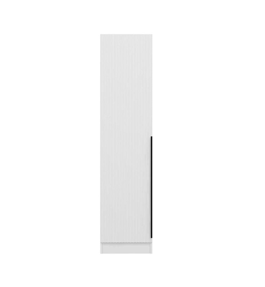 Wardrobe, White, 100% MELAMINE COATED PARTICLE BOARD