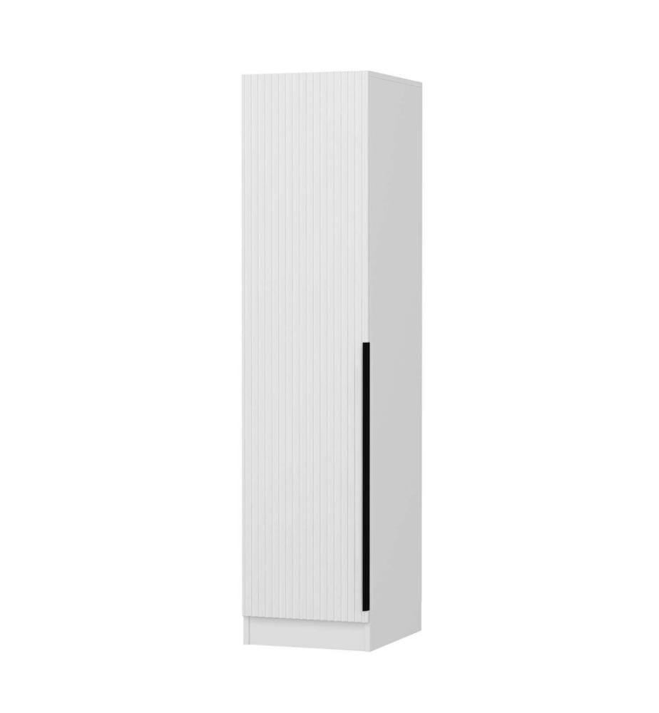 Wardrobe, White, 100% MELAMINE COATED PARTICLE BOARD