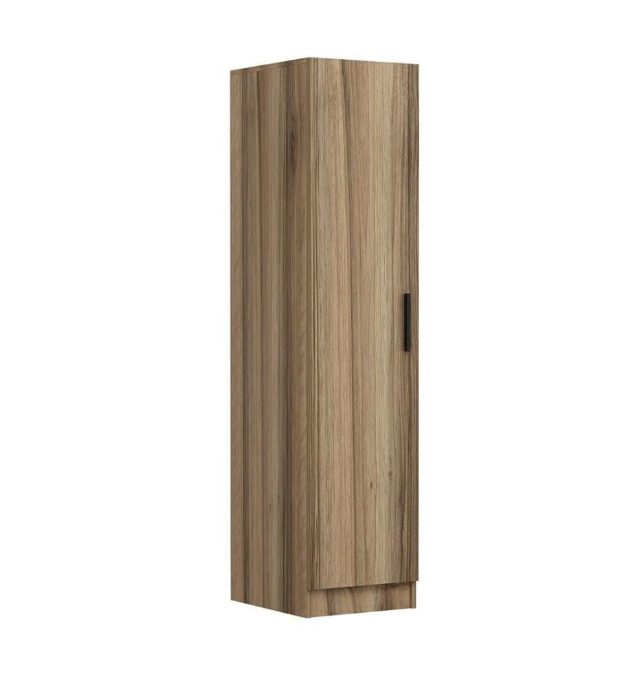 Kleiderschrank, Nussbaum, 100 % MELAMINBESCHICHTETE SPANPLATTE