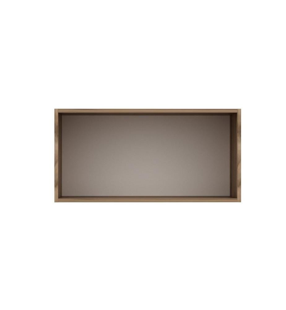 Wall Cabinet, Walnut, 100% MELAMINE COATED PARTICLE BOARD