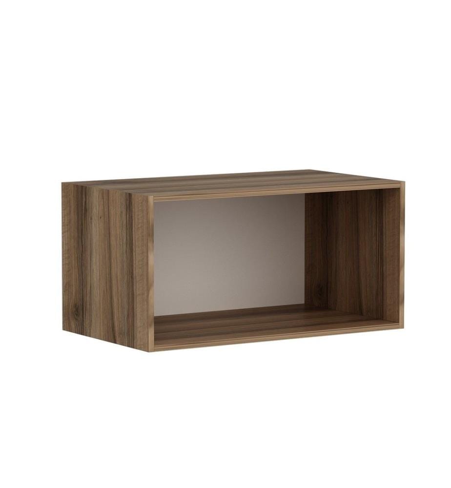 Wall Cabinet, Walnut, 100% MELAMINE COATED PARTICLE BOARD