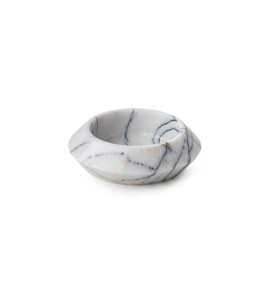 Bowl, White, 100% SICILY LILA MARBLE