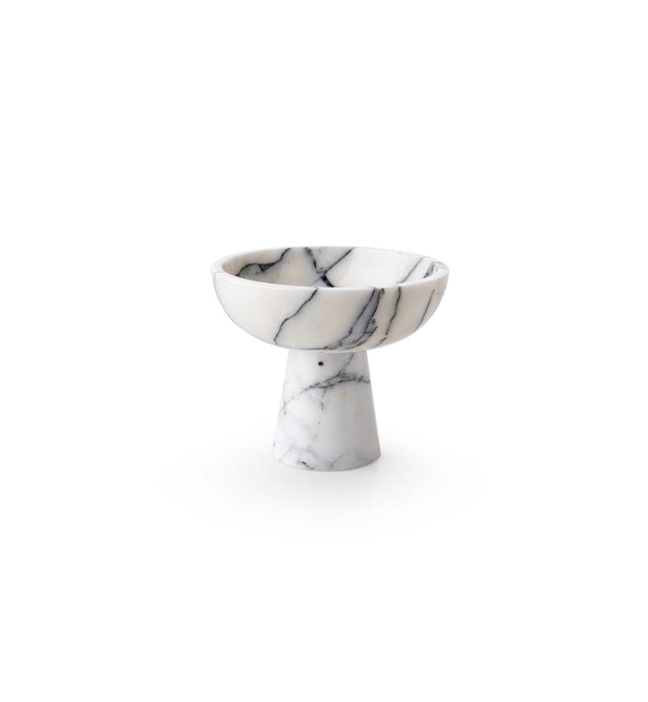 Bowl, White, 100% SICILY LILA MARBLE