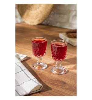 Gläserset, 6-teilig, transparent, 100 % GLAS