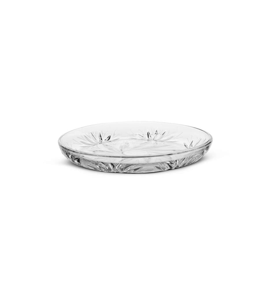 Dessert Plate Set, 6 Pieces, Transparent, 100% GLASS
