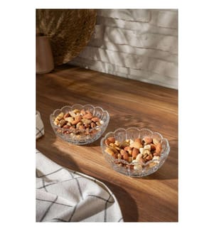 Set di piatti da biscotti in vetro, 6 pezzi, trasparente, 100% VETRO
