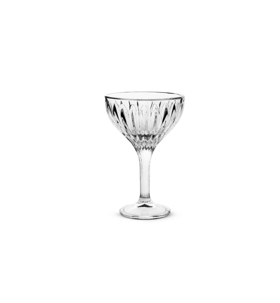Glas-Eistassen-Set, 6-teilig, transparent, 100 % GLAS