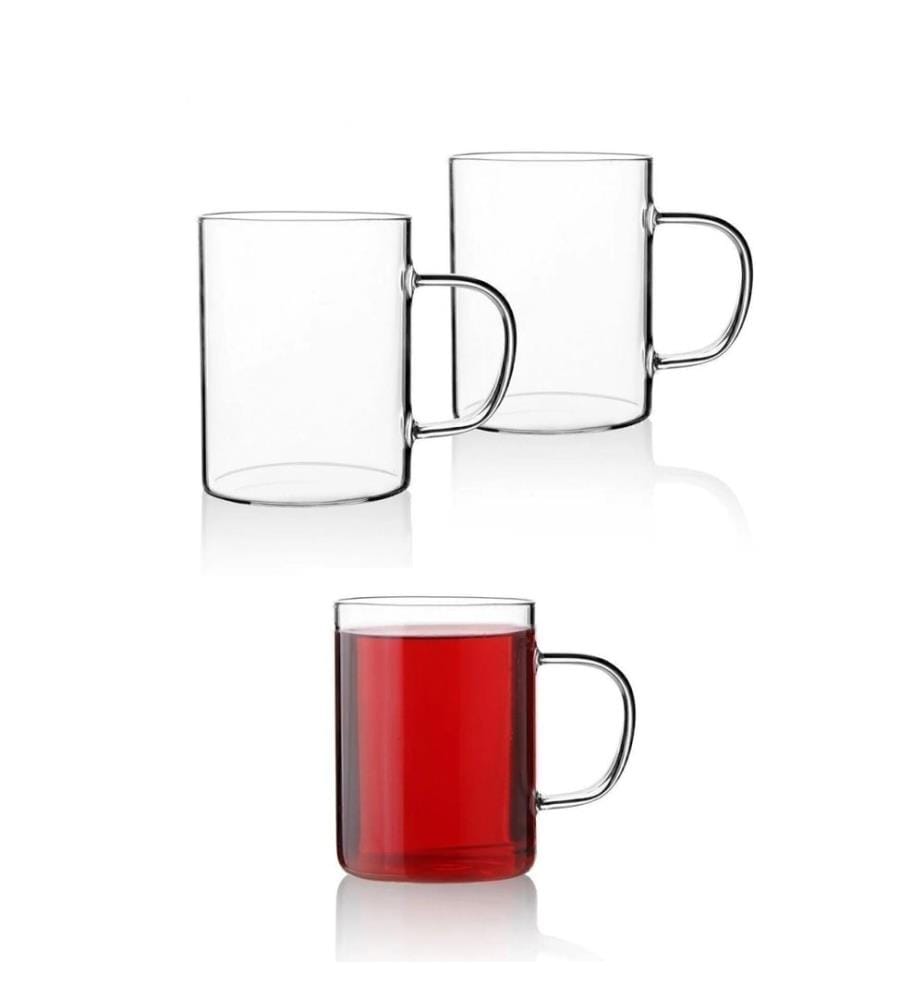 Glas-Set, 6-teilig, transparent, 100 % BOROSILIKATGLAS