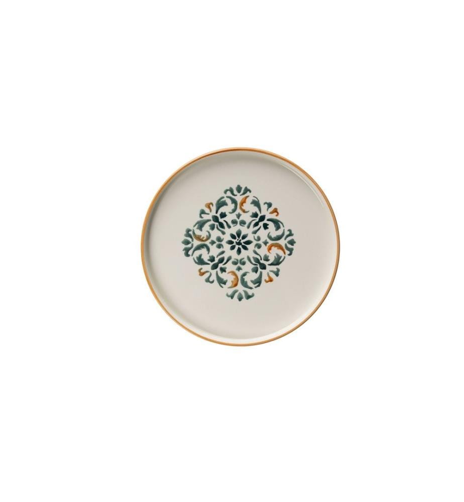 Breakfast Set, 14 Pieces, Multicolor, 100% CERAMIC