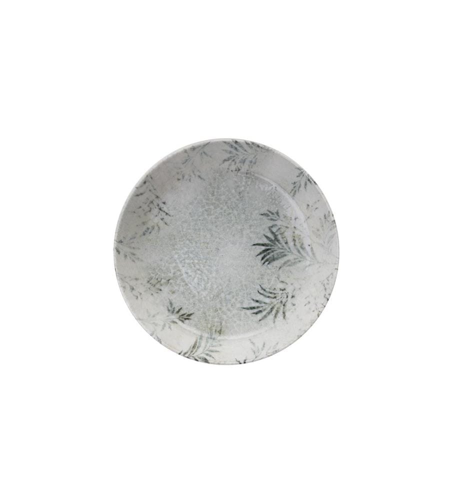 Dinner Set, 12 Pieces, White,Anthracite, 100% PORCELAIN