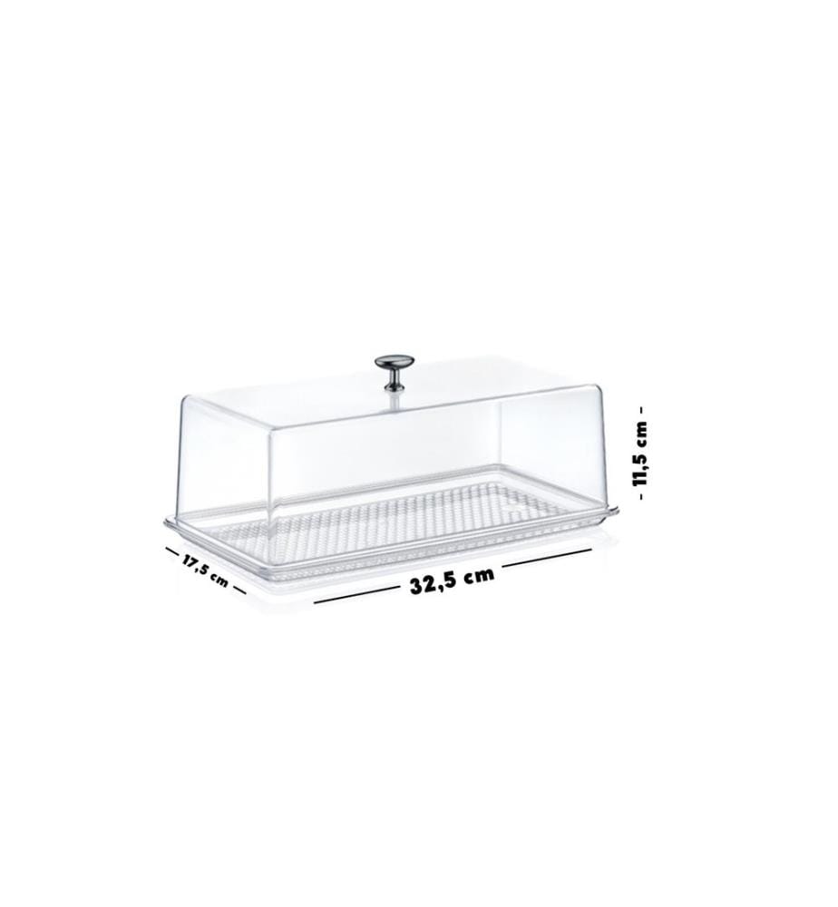 Cake Serving Plate, Transparent, 100% PLASTIC