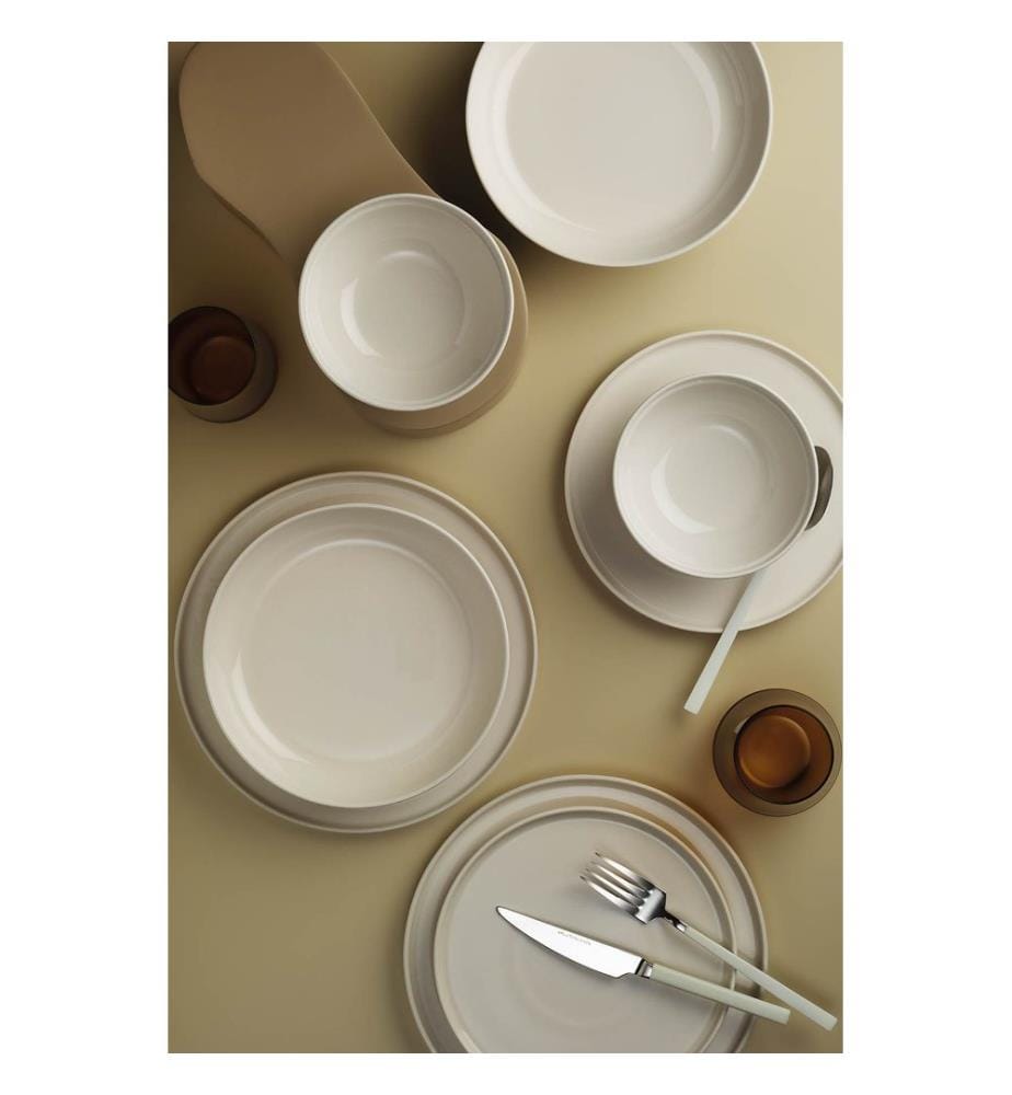 Dinner Set, 24 Pieces, Multicolor, 100% Porcelain