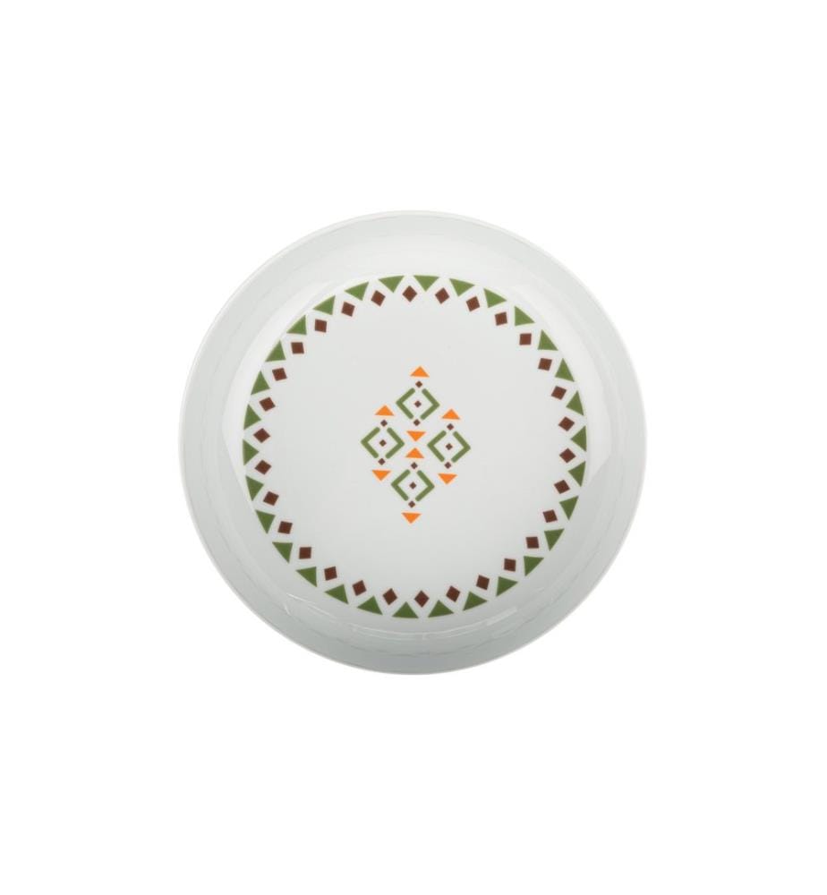 Dinner Set, 24 Pieces, Multicolor, 100% Porcelain