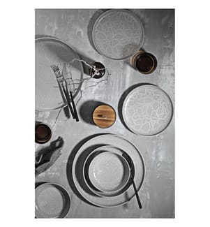 Tafelservice, 24-teilig, mehrfarbig, 100% Porcelain