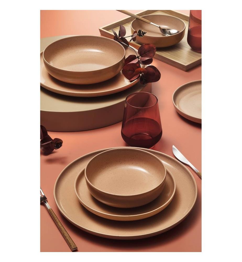 Dinner Set, 16 Pieces, Multicolor, 100% Porcelain