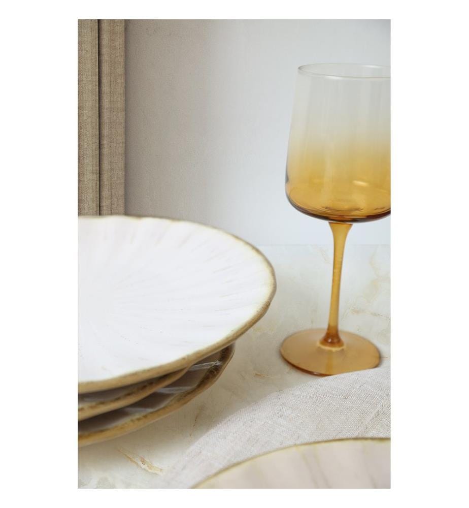 Servierteller-Set, 6-teilig, weiss, 100 % KERAMIKSTEINGUT