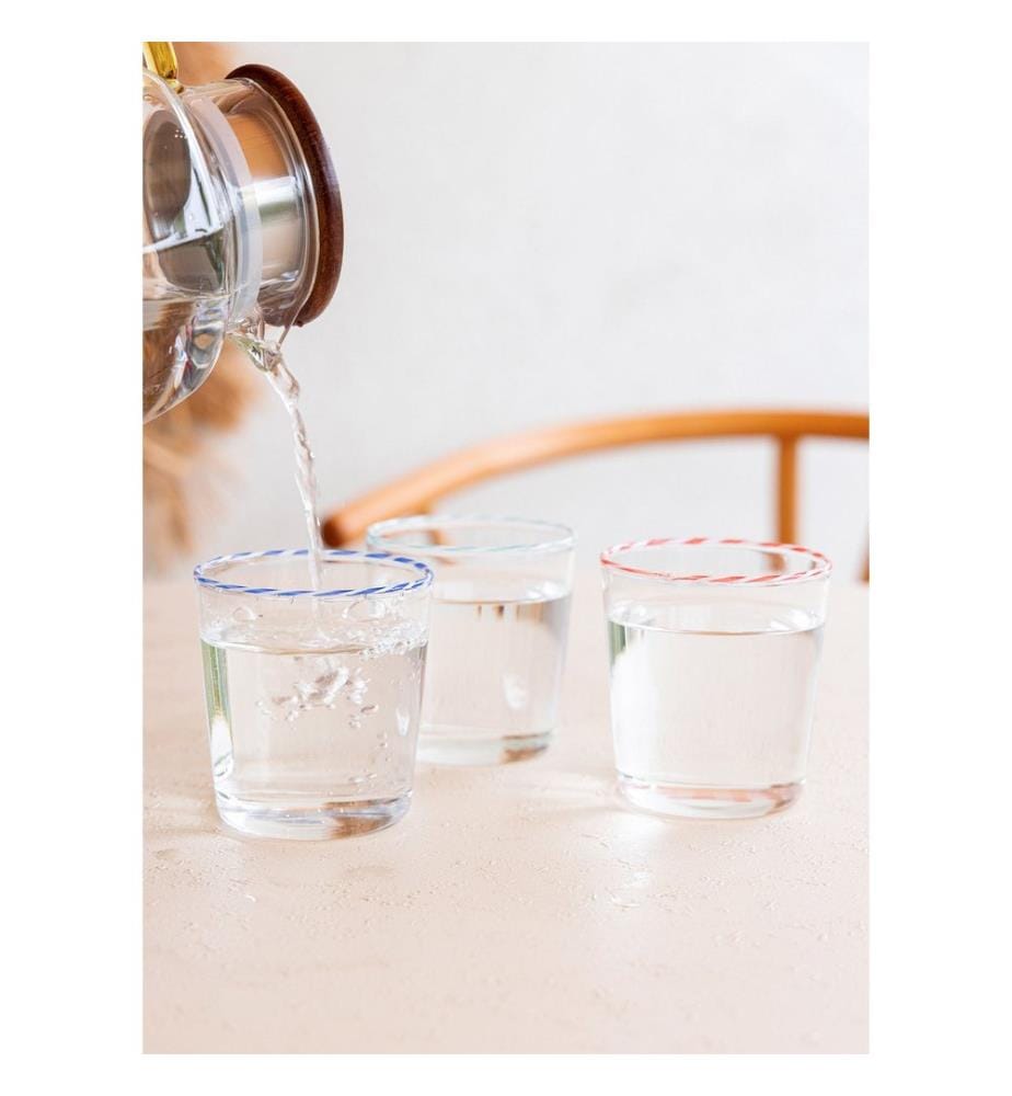 Glas, Rot, 100 % BOROSILIKATGLAS