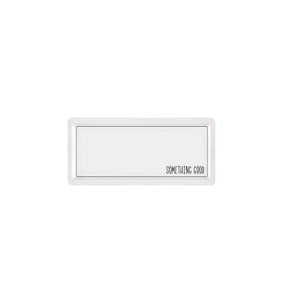 Platter, White, 100% CERAMIC