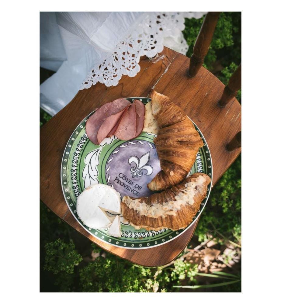 Service Plate, Lilac, 100% CERAMIC
