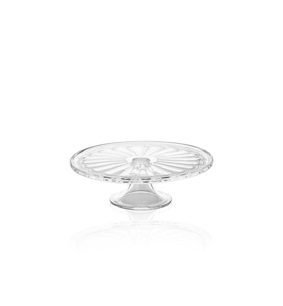 Cake Serving Plate, Transparent, 100% GLASS