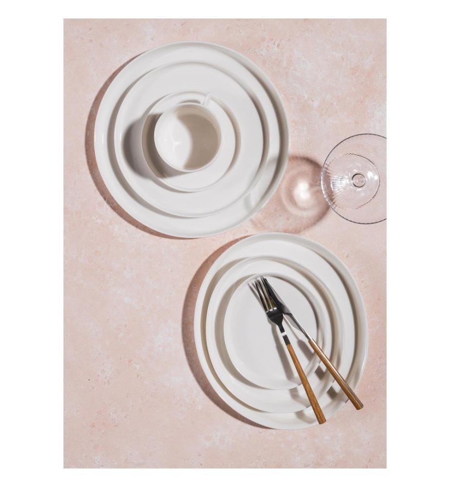 Cake Serving Plate, White, 100% Porcelain