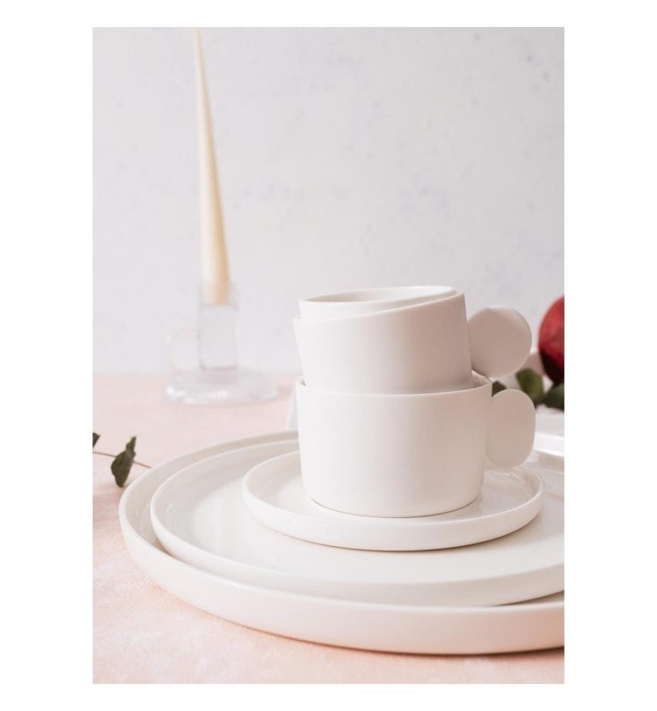 Cake Serving Plate, White, 100% Porcelain