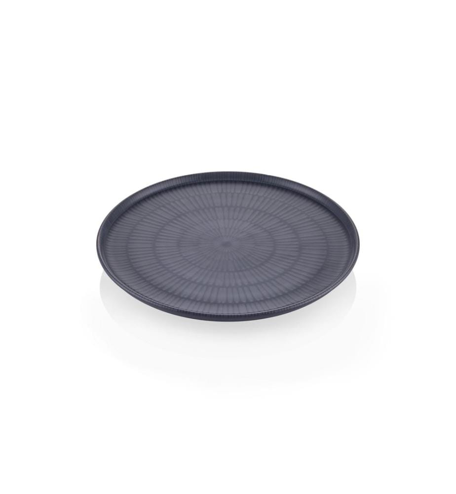 Service Plate, Grey, 100% Ceramic